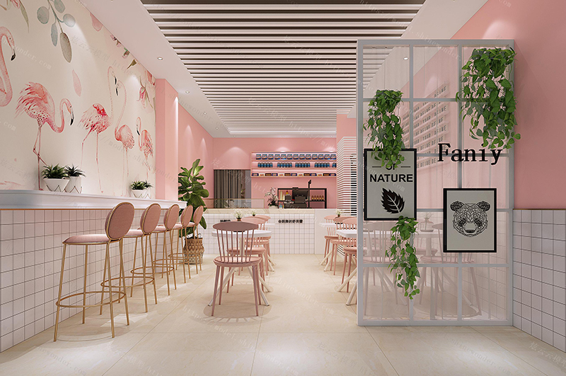 奶茶店最簡(jiǎn)單裝修選擇什么效果風(fēng)格好？