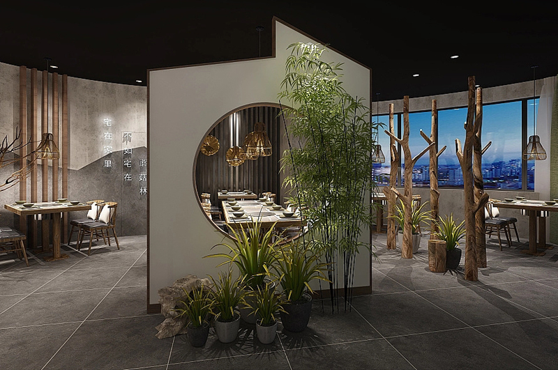 新中式火鍋店設計方案