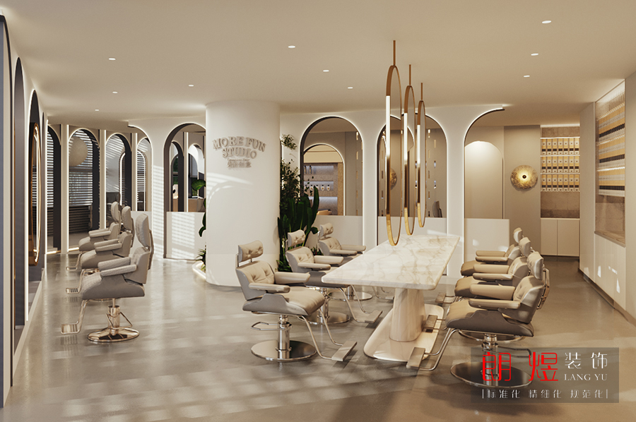 美容美發(fā)店裝修設計效果圖