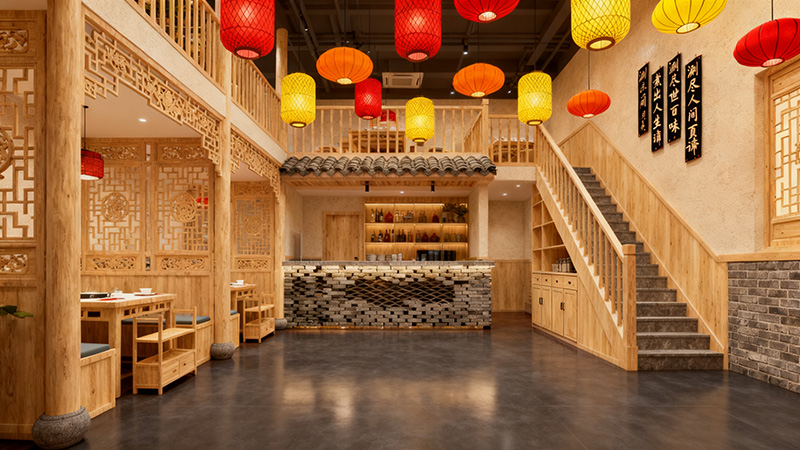 成都中式火鍋店裝修：從風(fēng)格到細節(jié)的4個實用建議